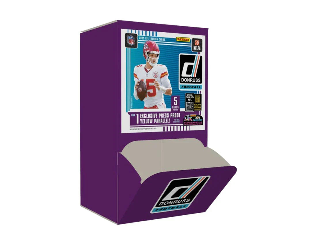 2025 Donruss Football Gravity Feed 6 Box Case