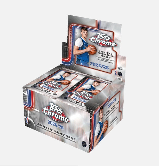 2025-26 Topps Chrome Basketball Jumbo Box