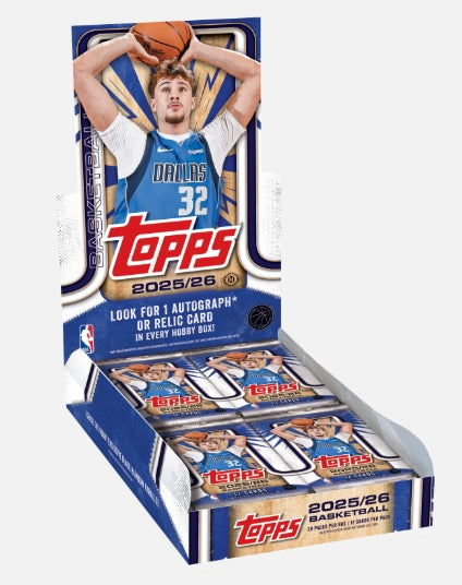 2025-26 Topps Basketball Hobby 12 Box Case