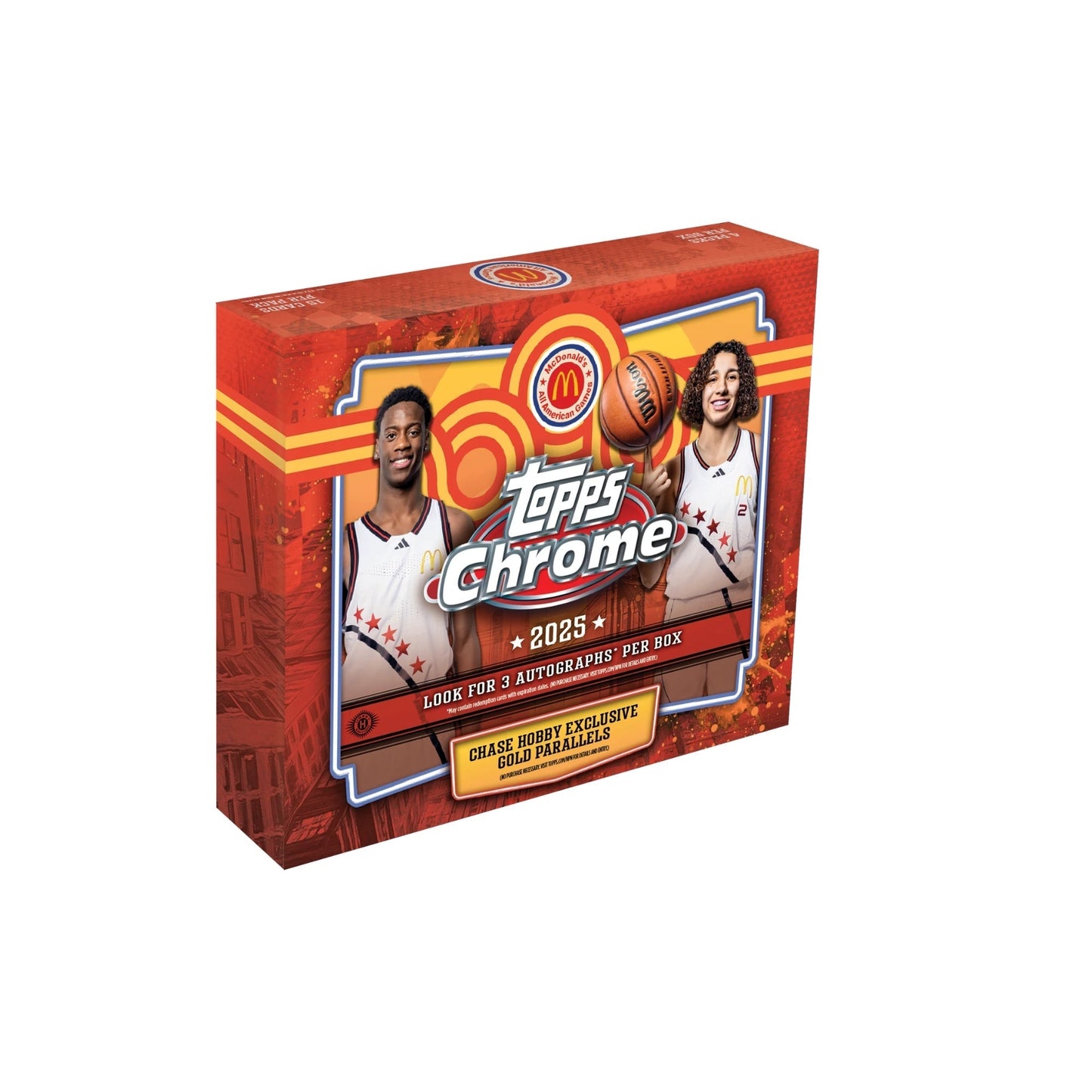 2025 Topps Chrome McDonalds All American Basketball Hobby 12 Box Case