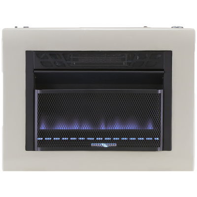 Cedar Ridge Reconditioned Hearth Dual Fuel Ventless Blue Flame Gas Space Heater With Blower – 20,000 BTU, T-Stat Control – Model# CH20TBU-R