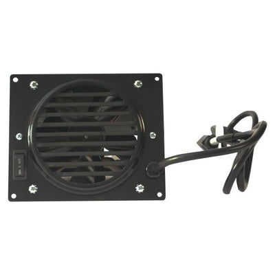 Fan Blower for MU Style Mini Hearth Gas Space Heaters – Black Finish – Model# 20UB100B-01