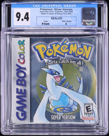 2000 POKEMON SILVER VERSION NINTENDO GAME BOY COLOR GBC CGC 9.4 A SEALED