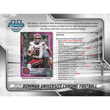 2025 Bowman Chrome University Football Breakers Delight Box