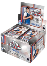 2025-26 Topps Chrome Basketball First Day Issue Hobby Jumbo 8 Box Case