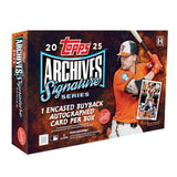 2025 Topps Archives Signature Series Active Player Edition Baseball Hobby 20 Box Case