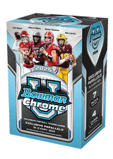 2025 Bowman Chrome University Football Blaster 40 Box Case