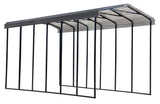 Arrow Carport, 14 ft. x 29 ft. x 14ft. Charcoal 14′ x 29′ x 14′