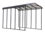 Arrow Carport, 14 ft. x 24 ft. x 14ft. Charcoal 14′ x 24′ x 14′