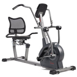 Sunny Health & Fitness Comfy Recumbent Cross Trainer Recumbent Elliptical Bike