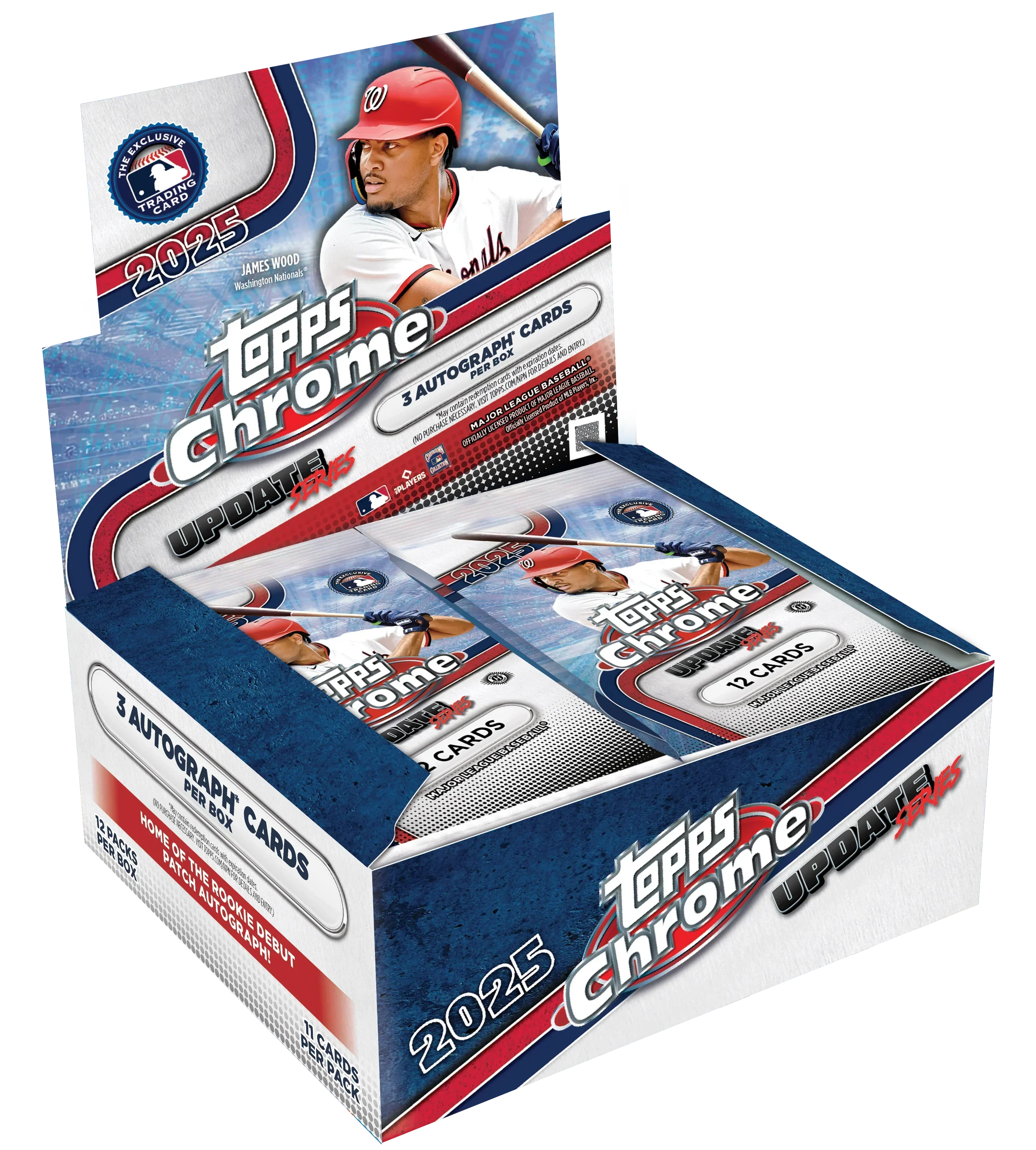 2025 Topps Chrome Update Series Baseball Jumbo Box