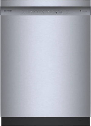 Bosch SHE41CM5N 300 Series 24″ Dishwasher 48 db – Recessed Handle, Stainless Steel