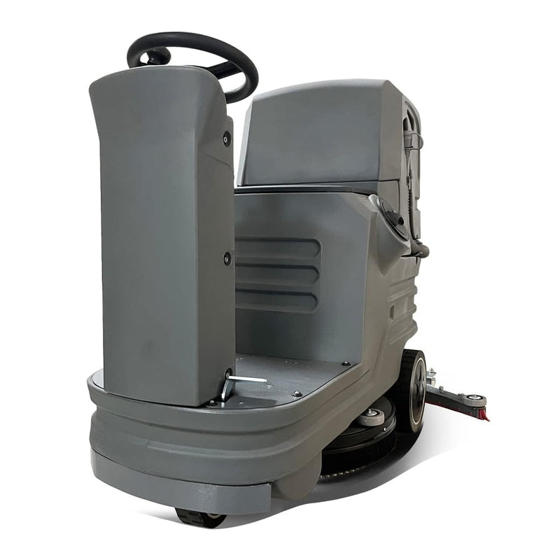 EMI Heavy Duty Commercial Electric Ride-On Floor Scrubber with 38-Inch Squeegee