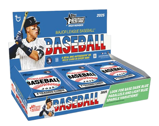 2025 Topps Heritage High Number Baseball Hobby 12 Box Case