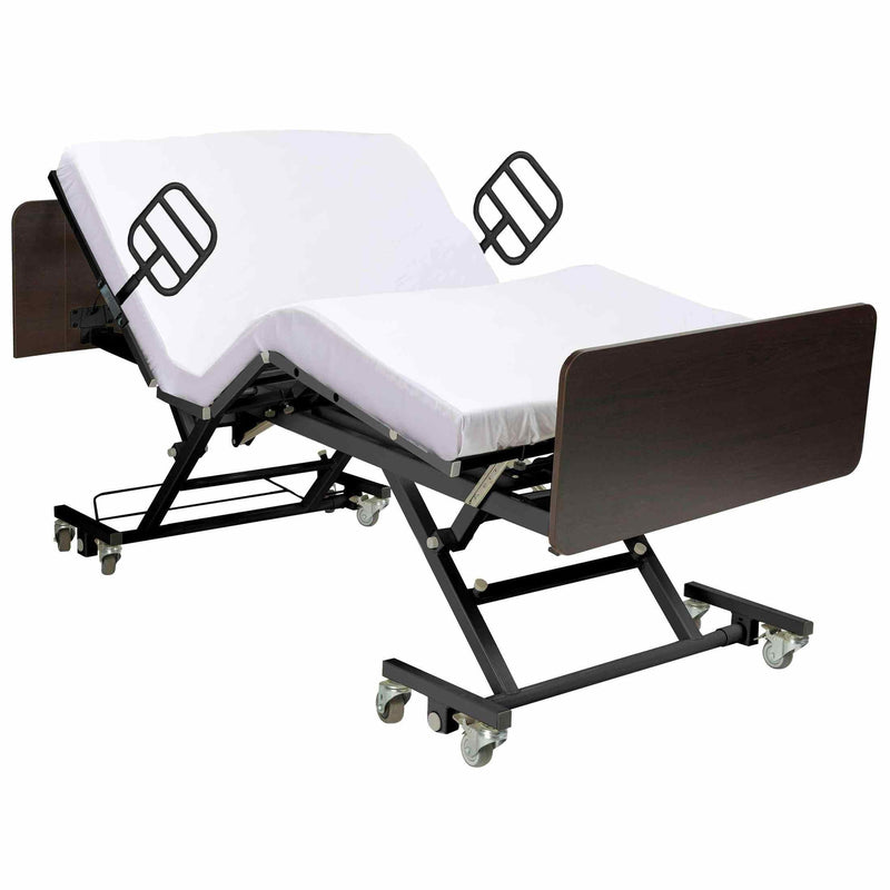 Bariatric Expandable Width Electric Long Term Homecare Hospital Bed