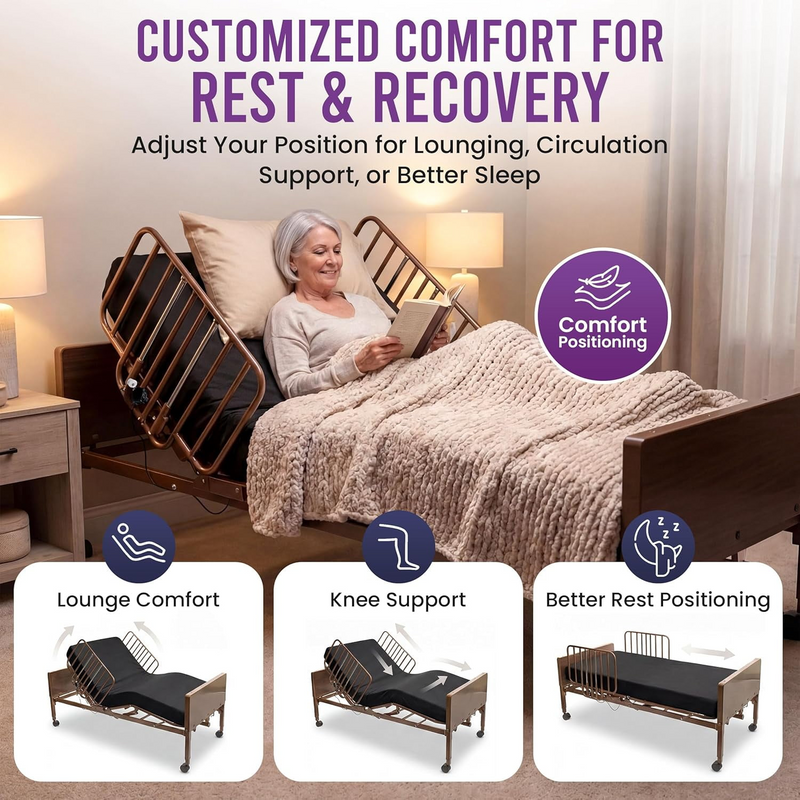 Invacare Full Electric Hospital Bed Package