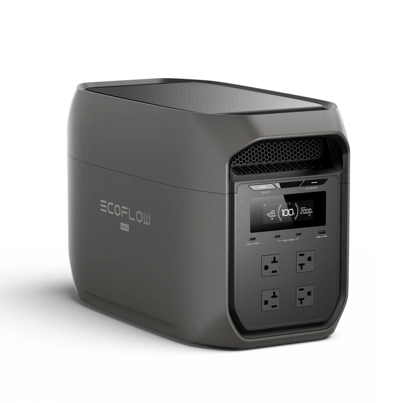 Ecoflow DELTA 3 Max Portable Power Station - Black