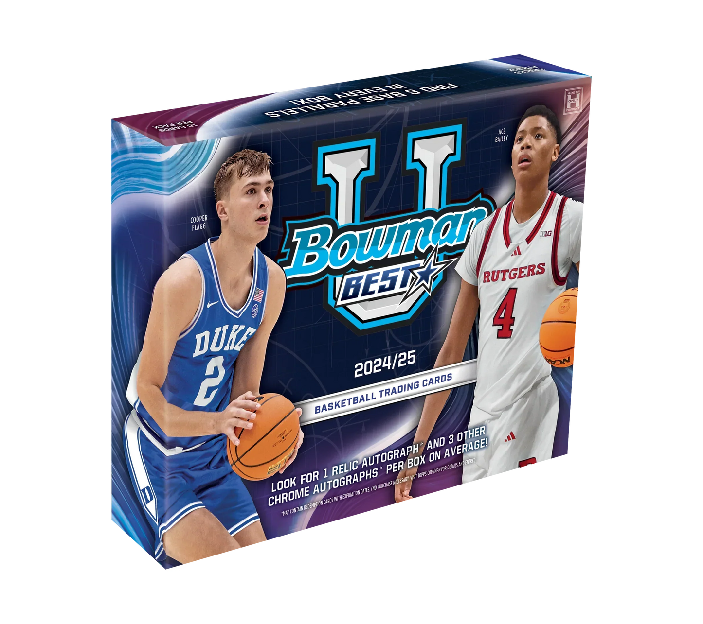 2024-25 Bowman's Best University Basketball Hobby 12 Box Case