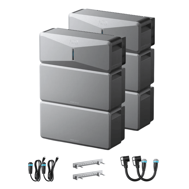 [Double Kit] Anker SOLIX E10 Whole Home Backup System | 12 kWh - 60 kWh LiFePO4 Batteries