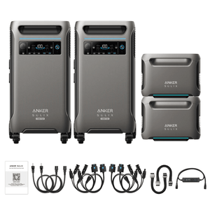 [Double Kit] Anker SOLIX F3800 Plus + Expansion Batteries