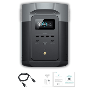 EcoFlow DELTA 2 Max 2048Wh 2400W LiFePO4 Solar Generator