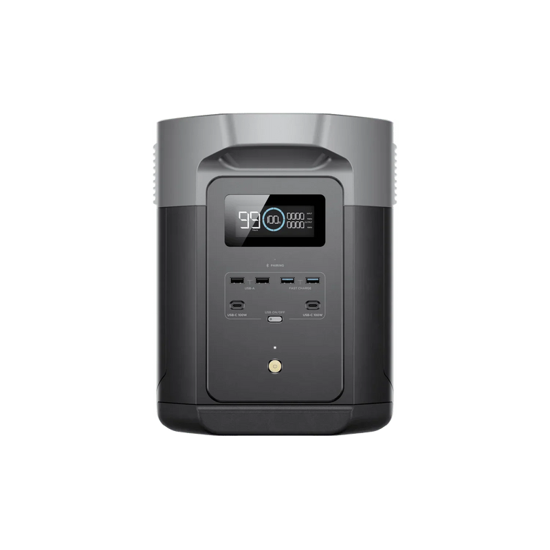 EcoFlow DELTA 2 Max 2048Wh 2400W LiFePO4 Solar Generator