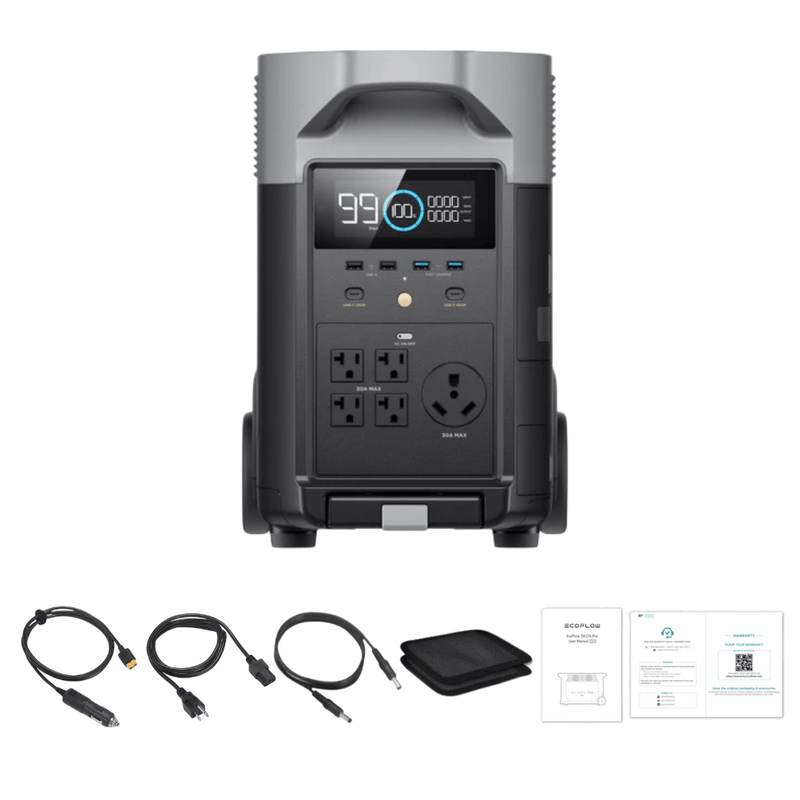 EcoFlow DELTA Pro 3600Wh 3600W Portable Power Station Solar Generator