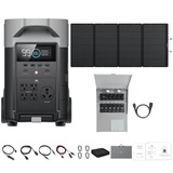 EcoFlow DELTA Pro + 400W Portable Solar Panel + Transfer Switch