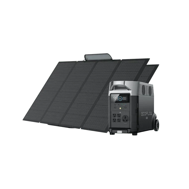 EcoFlow DELTA Pro + 400W Portable Solar Panels