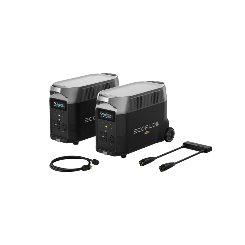 EcoFlow DELTA Pro *2 + Double Voltage Hub