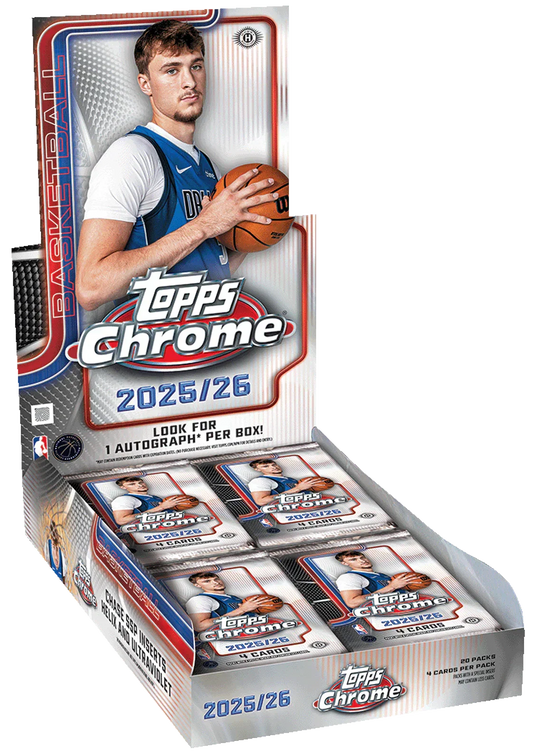 2025-26 Topps Chrome Basketball Hobby Box