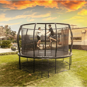 ALLSTAR 10 Trampoline Outdoor Backyard Play Equipment with Net & Ladder
