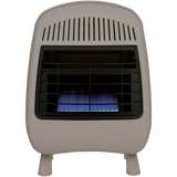 ProCom Reconditioned Dual Fuel Ventless Blue Flame Heater – 20,000 BTU, T-Stat Control – Model# MD200TBF-R