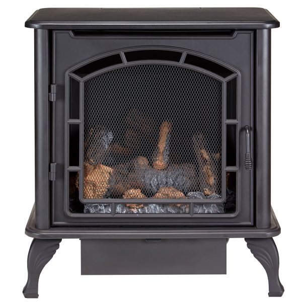 Duluth Forge Dual Fuel Ventless Gas Stove – 23,000 BTU, T-Stat Control – Model# DF25SMS