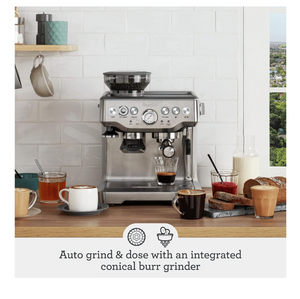 Breville Barista Express – Brushed Stainless Steel | From Beans to Espresso in Under a Minute