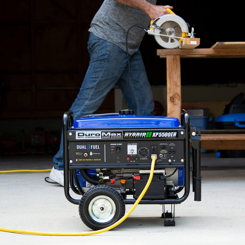 DuroMax XP5500EH 5,500 Watt Portable Dual Fuel Generator