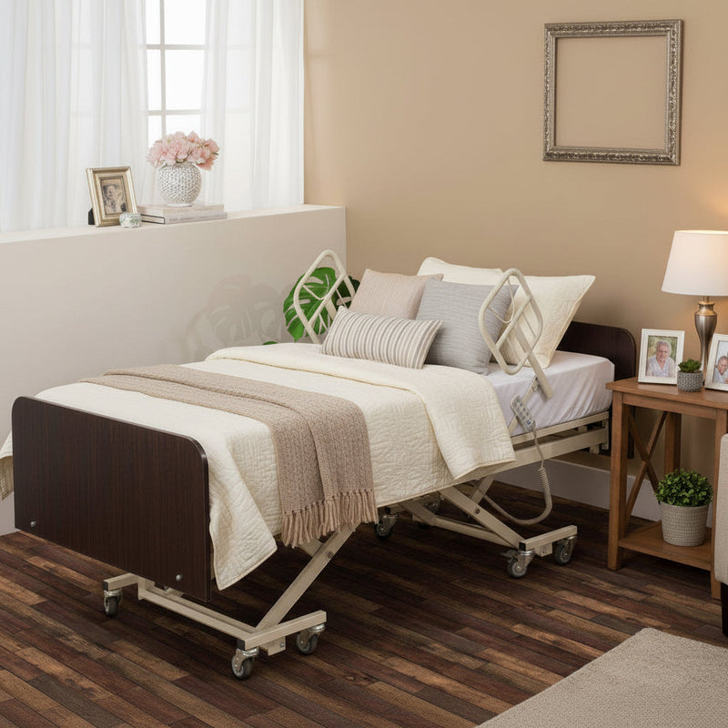 MedaCure Adjustable Bariatric Hospital Bed - 750lbs Cap