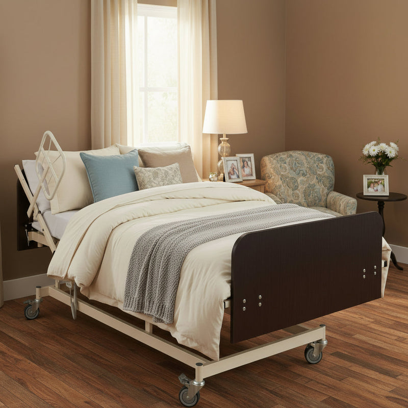 MedaCure Ultra Wide Adjustable Electric Hospital Bed
