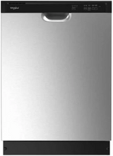 Quiet Dishwasher with Boost Cycle and Pocket Handle