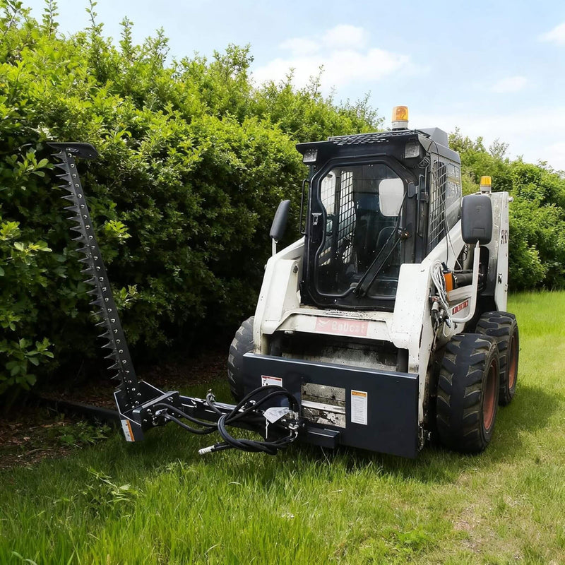 Heavy-Duty 72-Inch Sickle Bar Mower Skid Steer Loader Attachment
