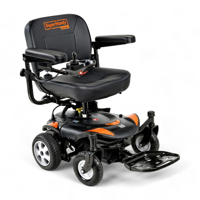 SuperHandy GoRide CRZ Powerchair - 300lb Capacity Rear-Wheel Drive 6.7 Mile Range Power Wheelchair