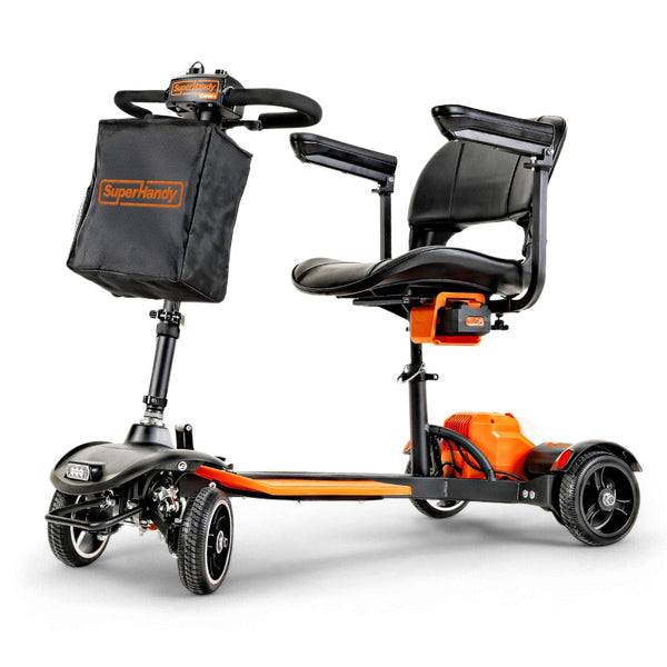 SuperHandy 4-Wheel Passport Prime Electric Travel Mobility Scooter Foldable 48V Li-Ion Battery 330 lb Capacity