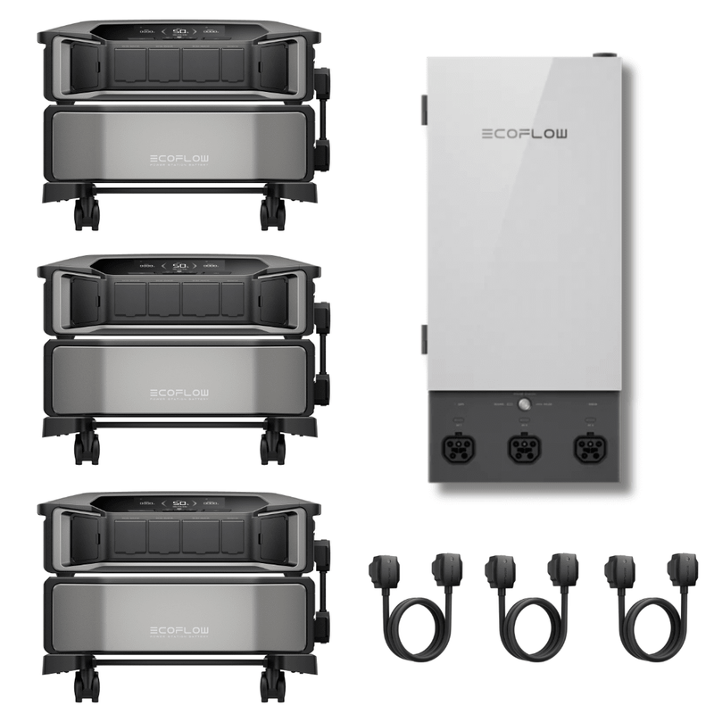 [Triple Kit] EcoFlow DELTA Pro Ultra With Batteries + Smart Home Panel 2