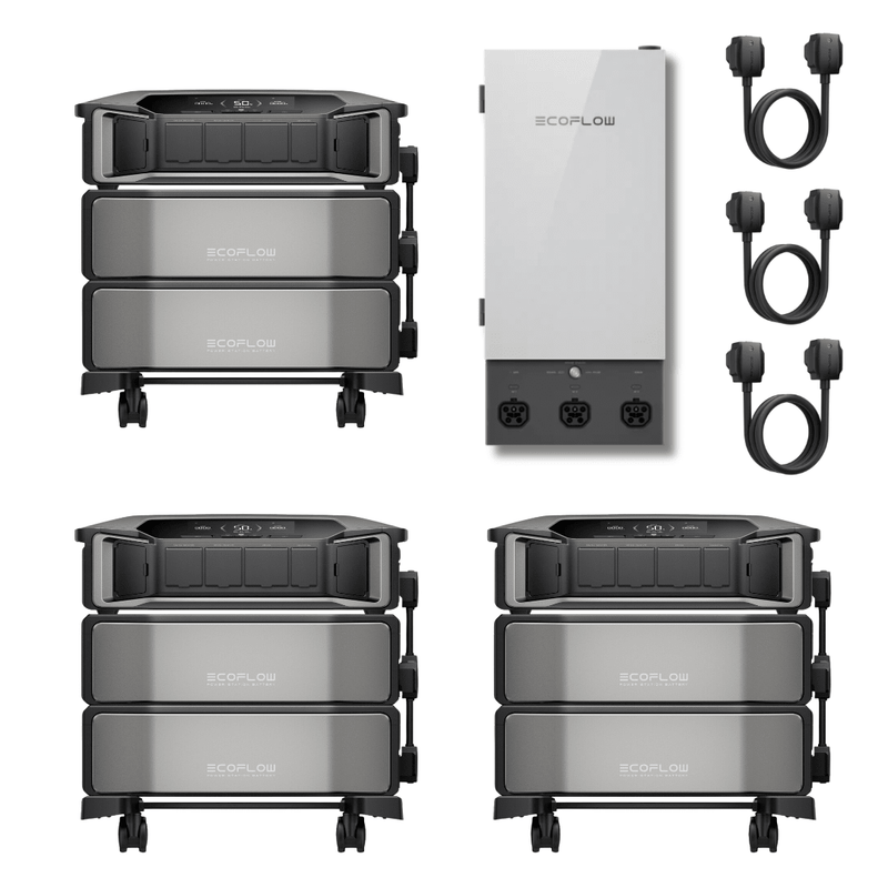 [Triple Kit] EcoFlow DELTA Pro Ultra With Batteries + Smart Home Panel 2